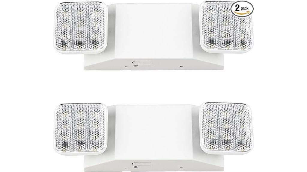 dual pack emergency led lights