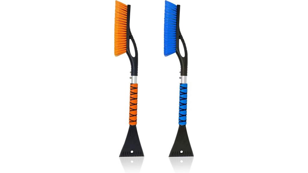 dual pack snow brushes