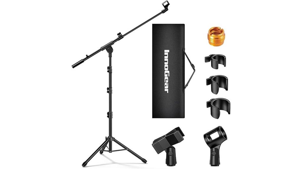 dual tripod microphone stands