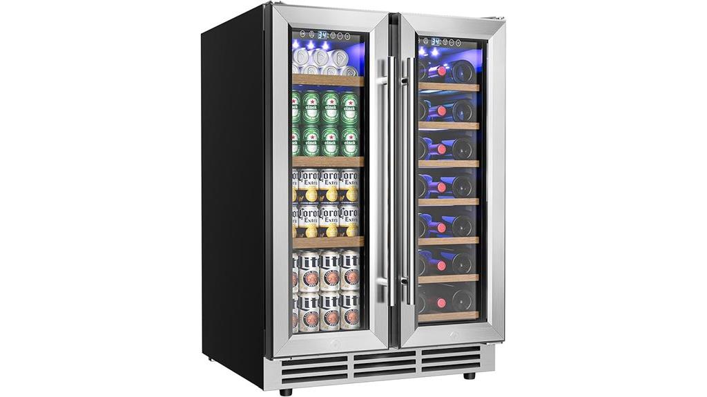 dual zone wine cooler