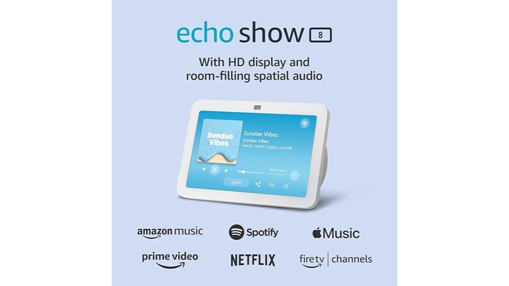 echo show 8 with alexa