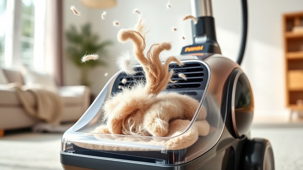 effective pet hair cleaning