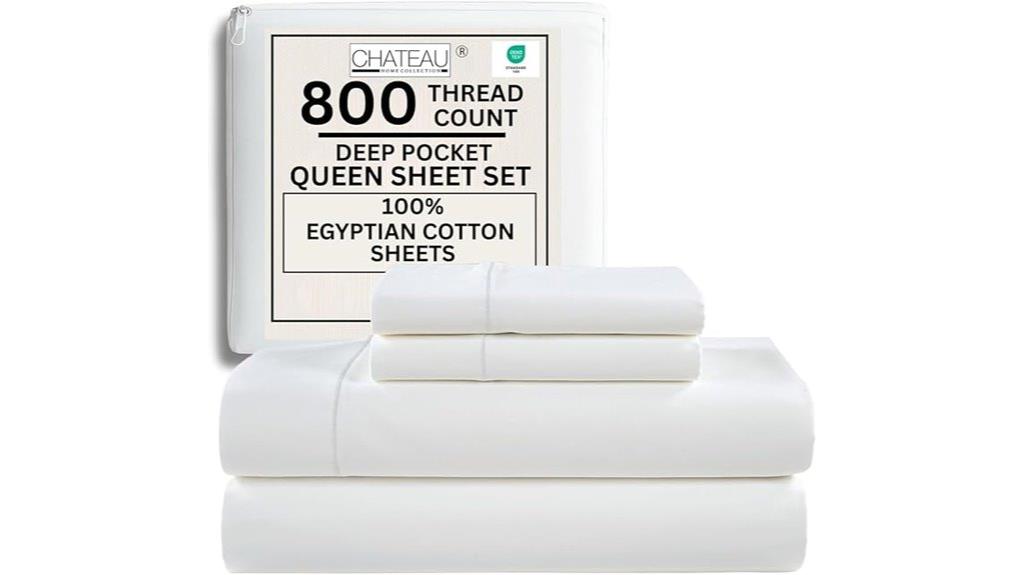 egyptian cotton queen sheets