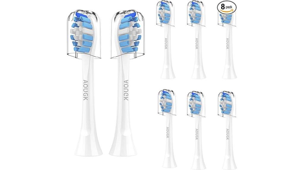 eight philips sonicare heads