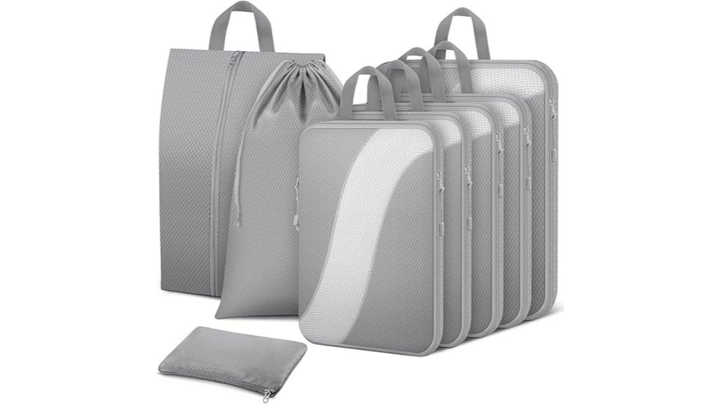 eight piece travel organizer