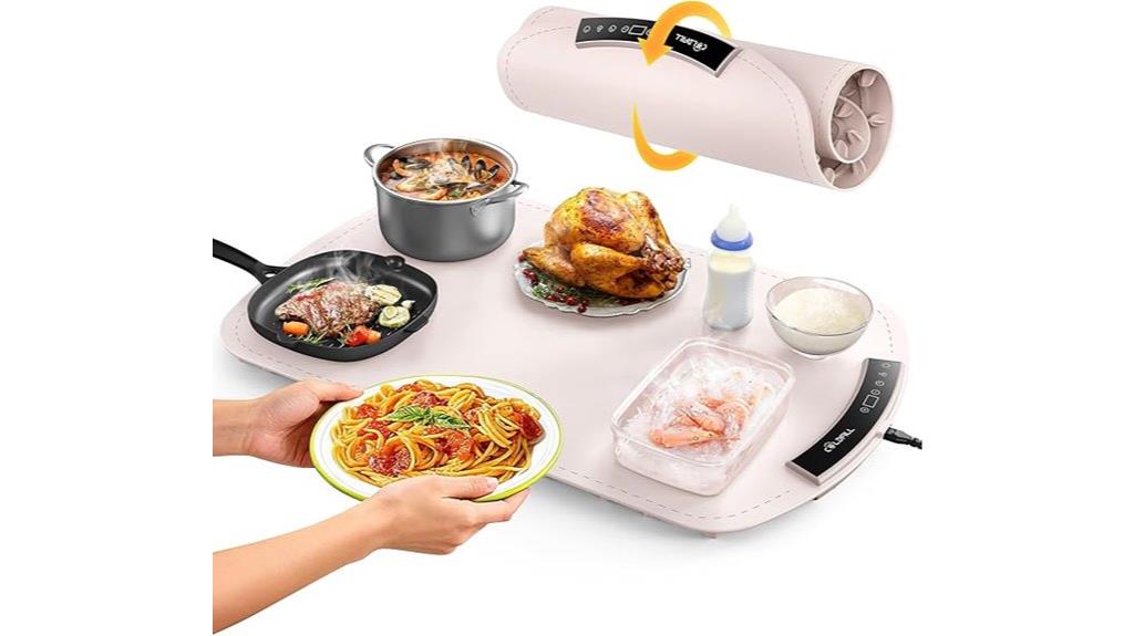 electric food warming mat