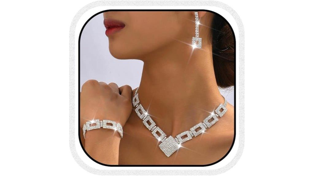 elegant bridal crystal jewelry