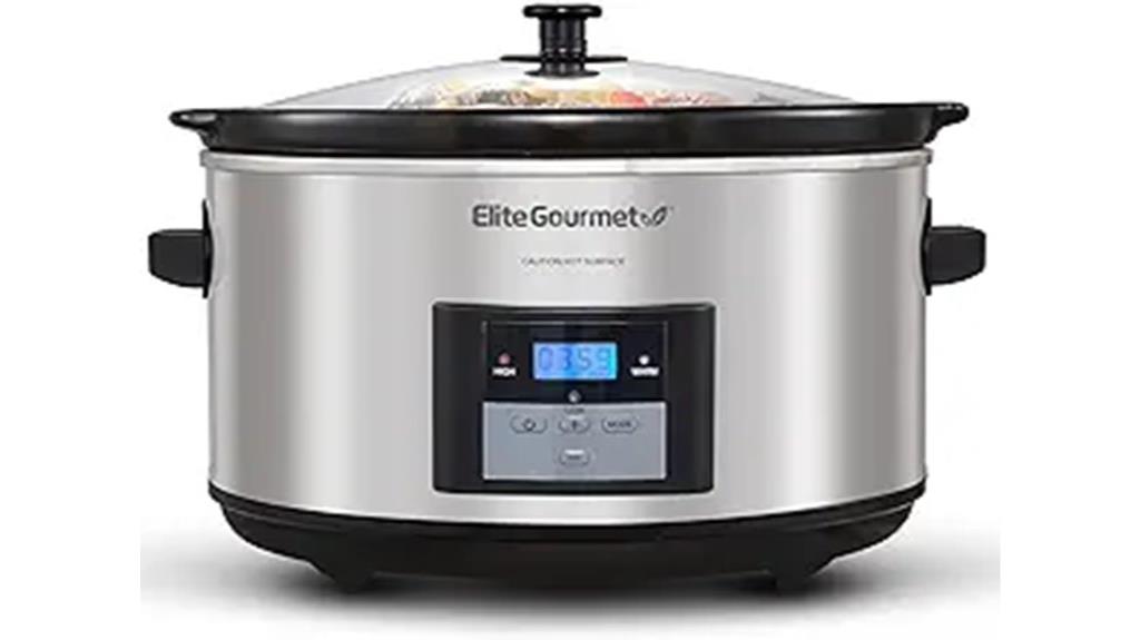 elite gourmet 8 5 qt digital