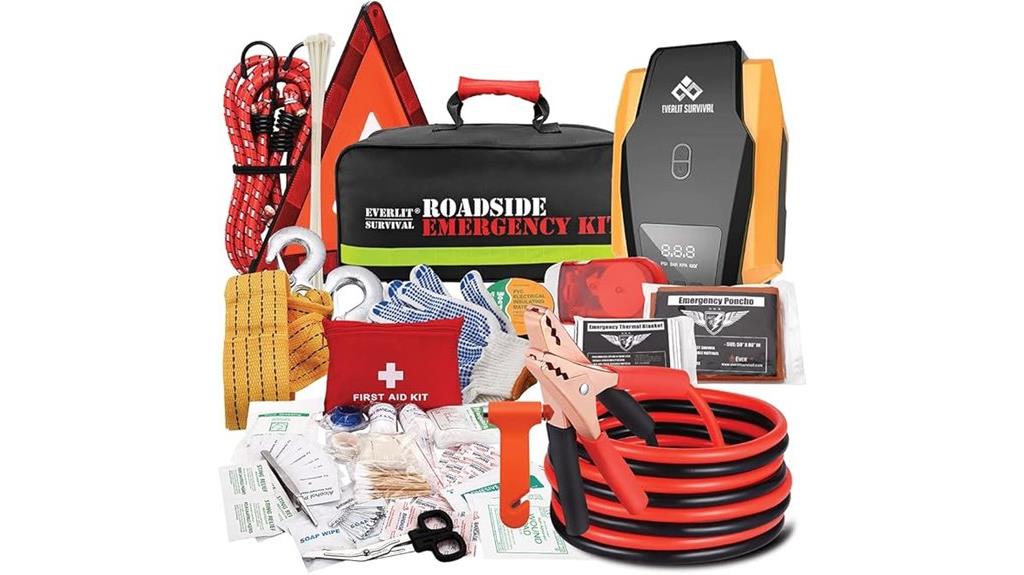 emergency car kit with air compressor