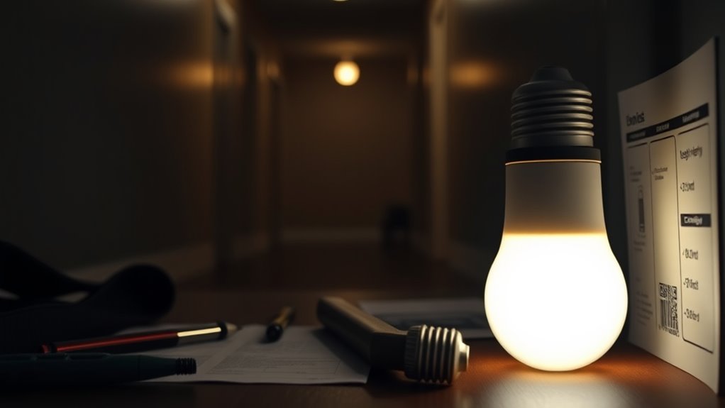 emergency light bulb considerations
