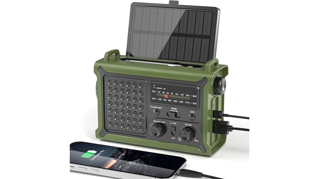 emergency solar radio charger