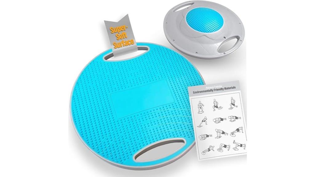 enhanced wobble balance board