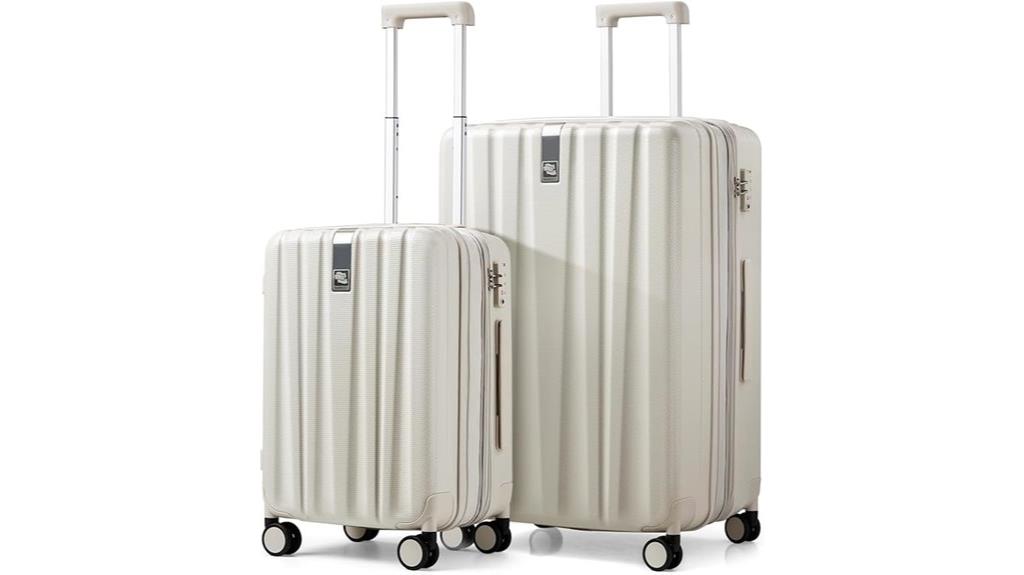 expandable hard shell luggage
