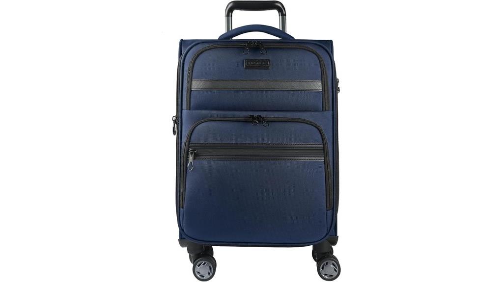 expandable spinner luggage with tsa