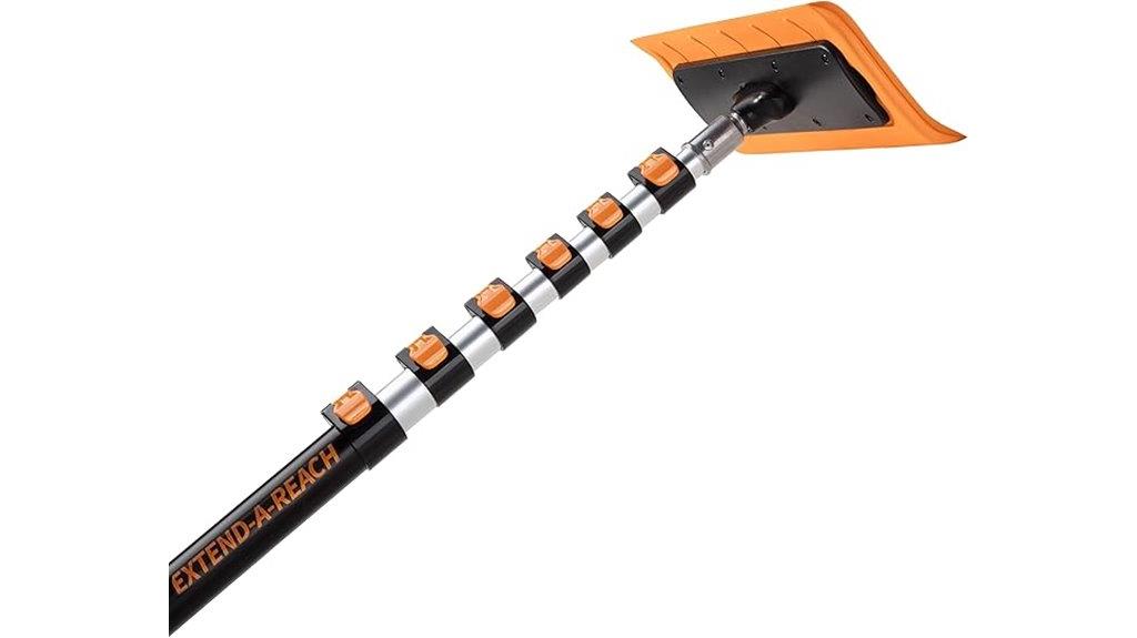 extendable foam snow rake