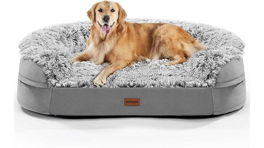 extra large thick dog bed