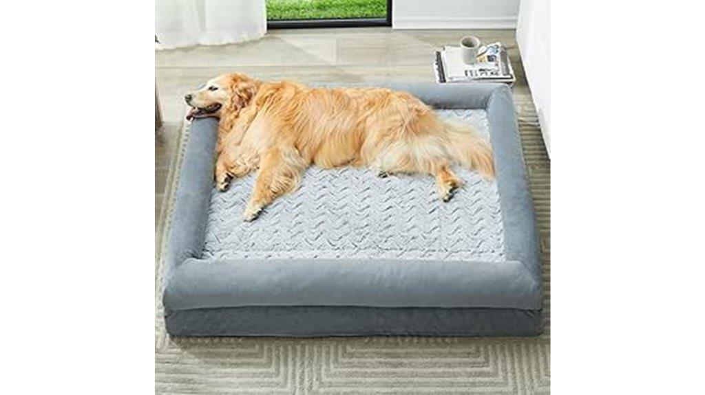 extra large waterproof dog bed