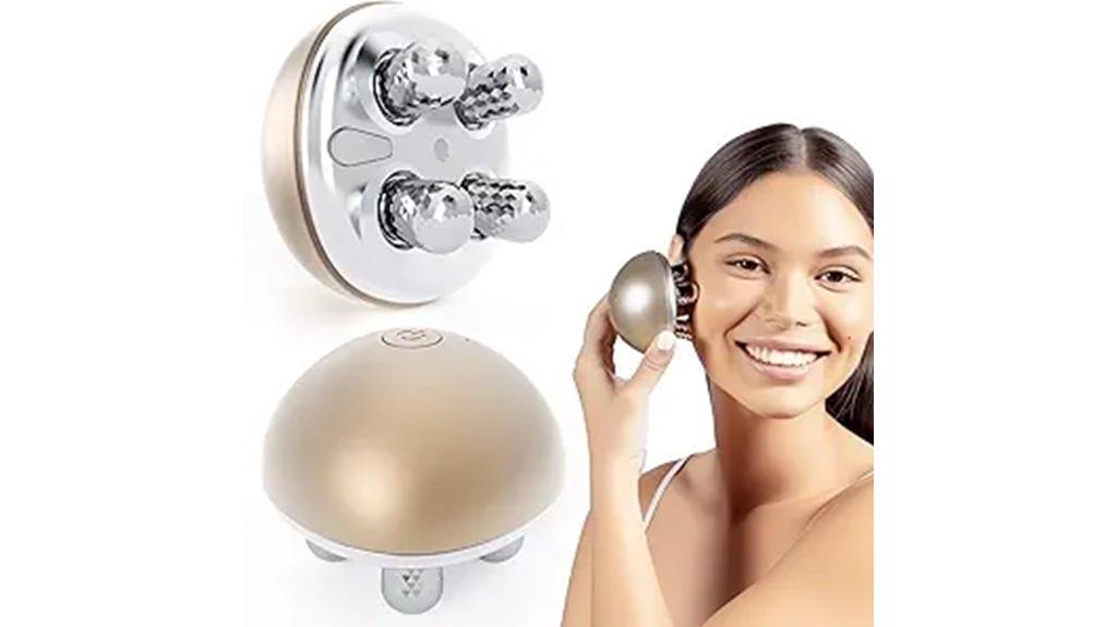 facial microcurrent massager device