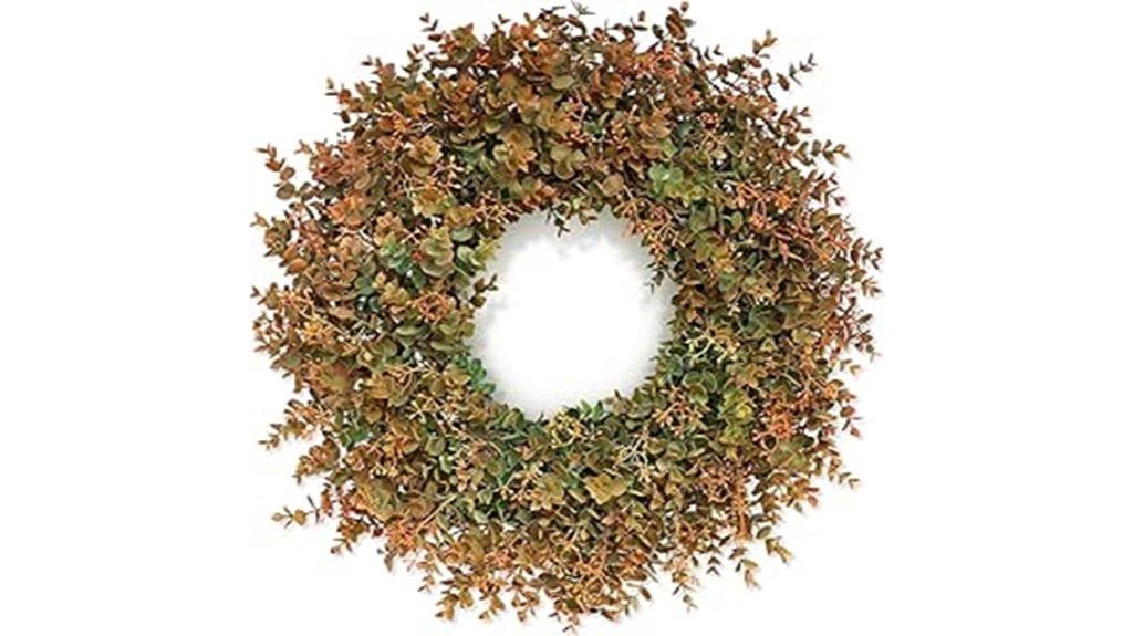 fall eucalyptus door wreath