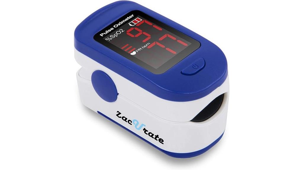 fingertip blood oxygen monitor