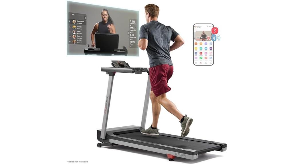 foldable 20 inch smart treadmill