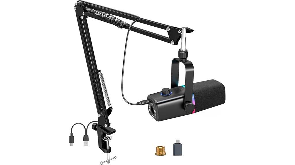 gaming and streaming microphone