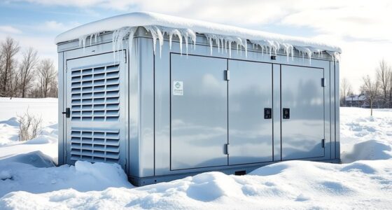 generator enclosures for snow