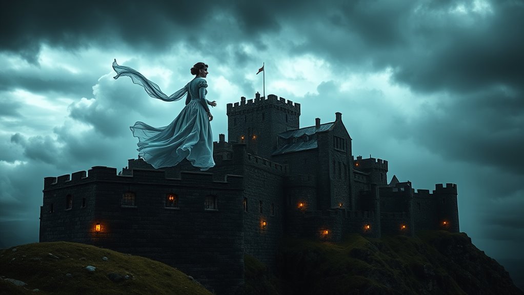 ghostly edinburgh castle sightings
