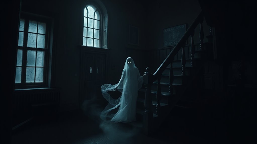 ghostly figures and eerie sounds