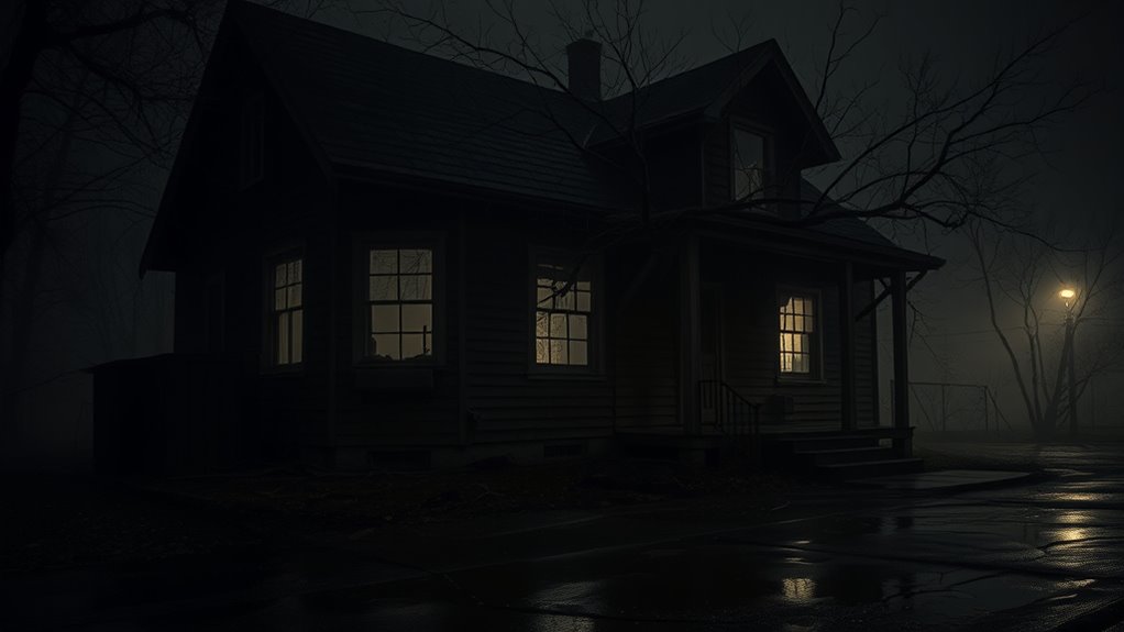 ghostly figures and unexplained noises