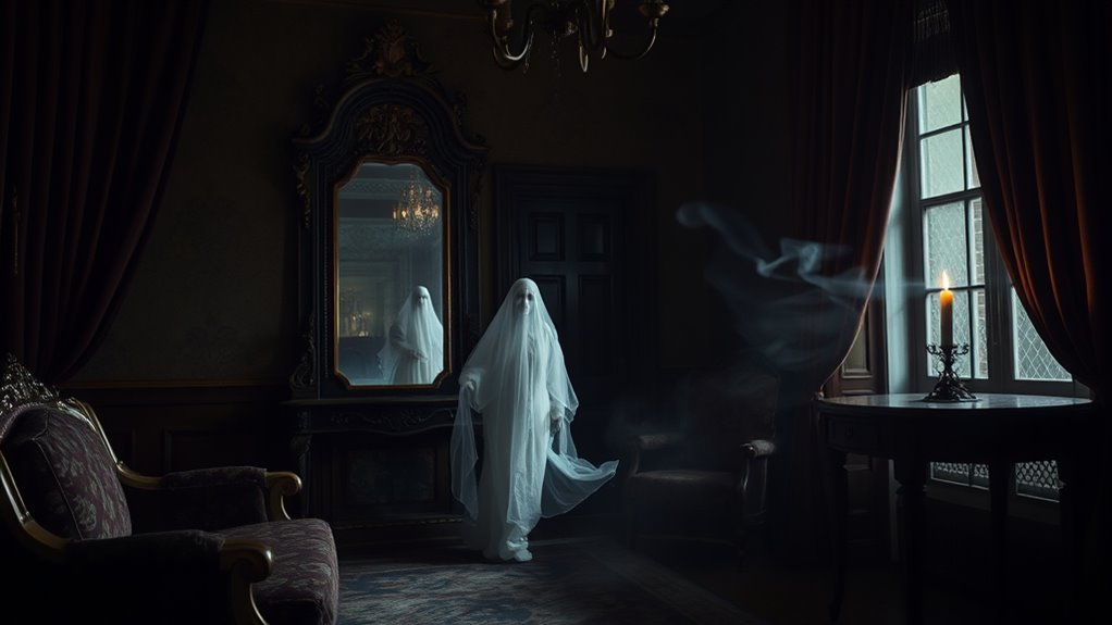 ghostly figures in photographs