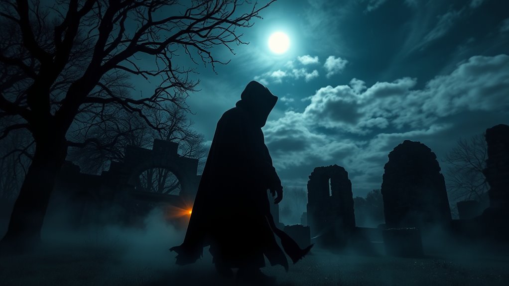 ghostly shadows and whispers