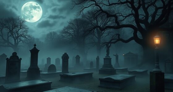 ghostly spirits lingering nearby