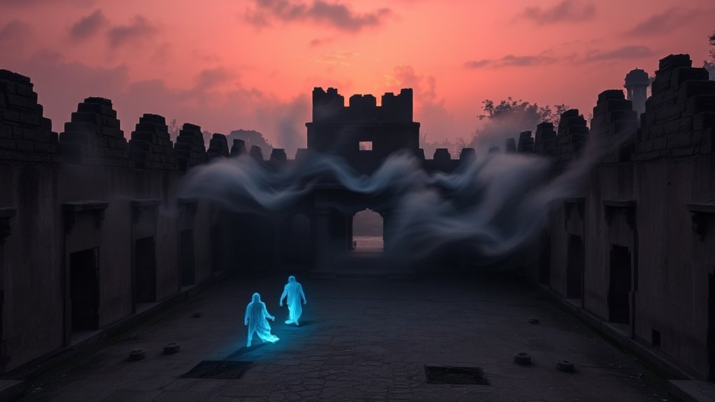 ghostly whispers and shadows