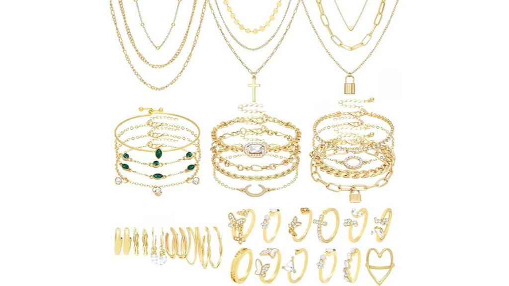 gold jewelry set