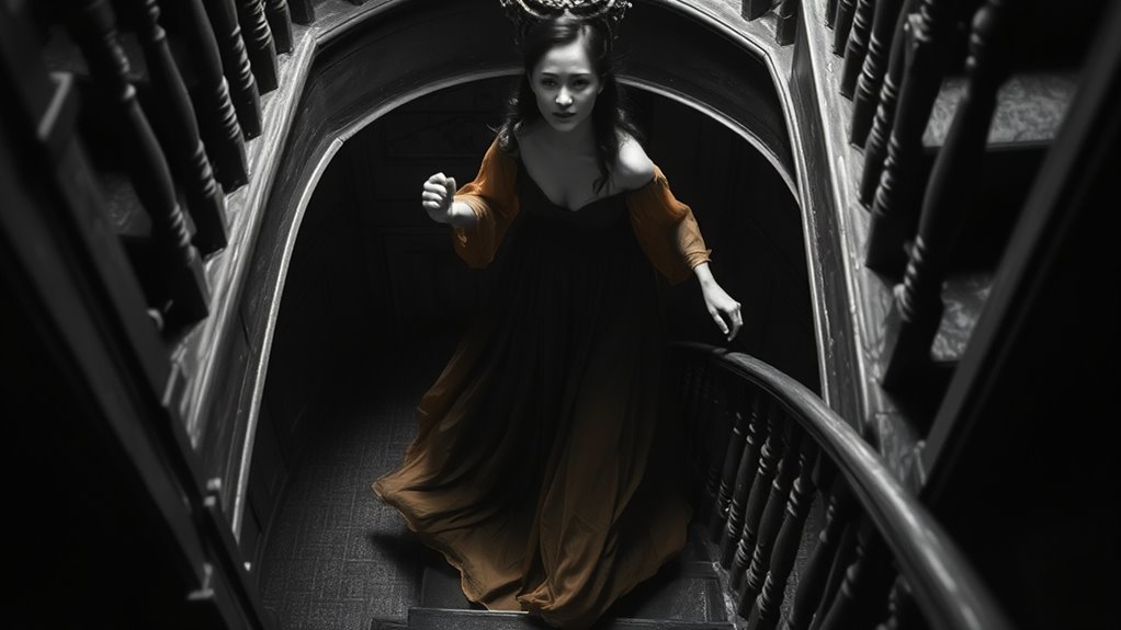 grand staircase photography setup