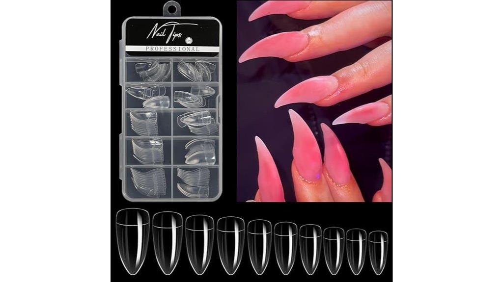 halloween nail tips set