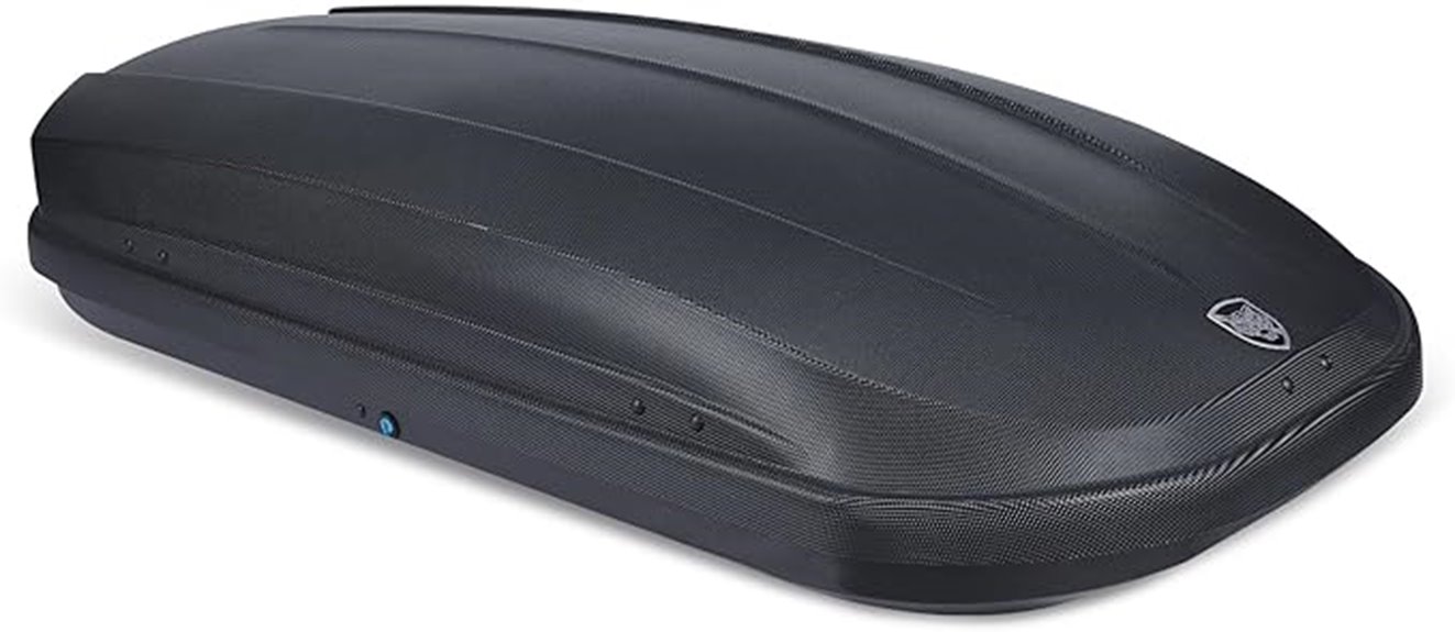 hard shell roof cargo box