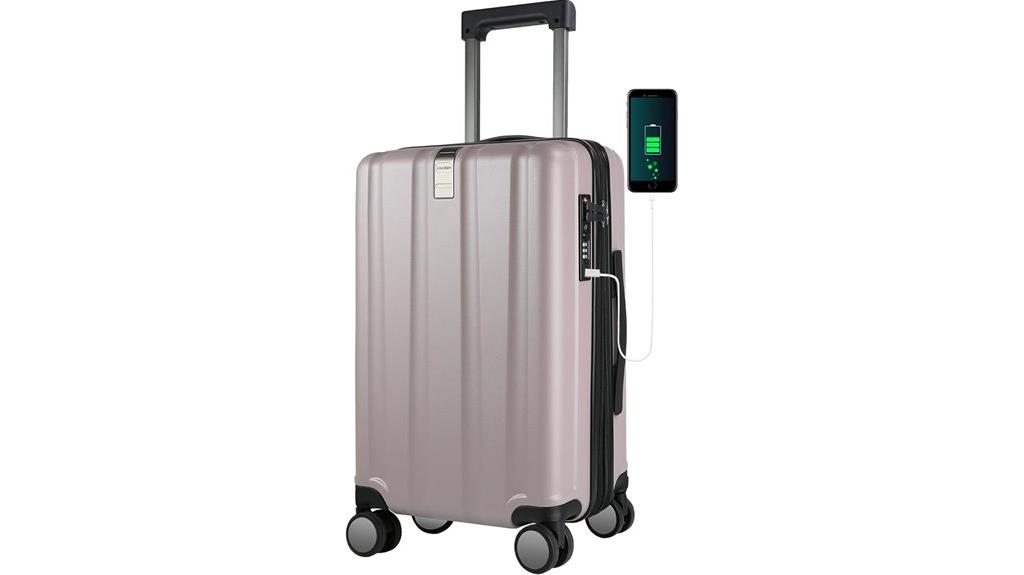 hardside spinner luggage tsa