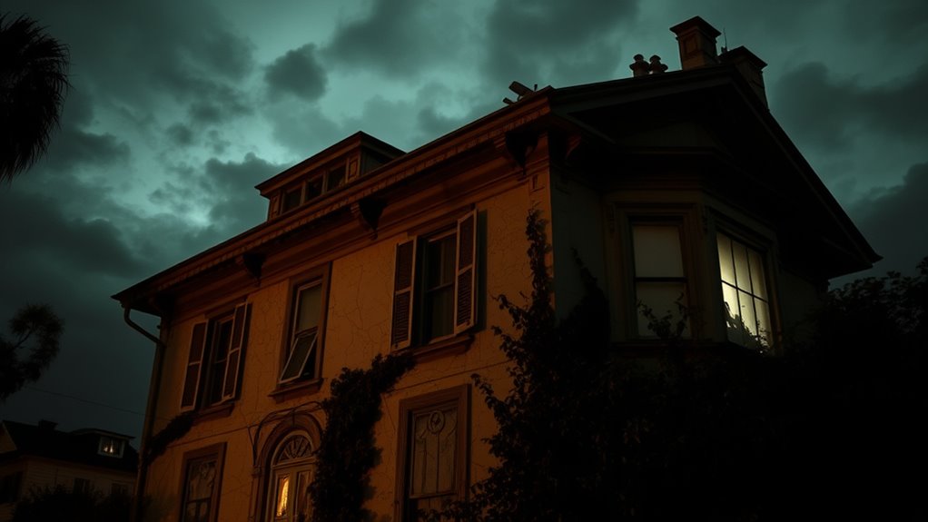 haunted house with occult ties