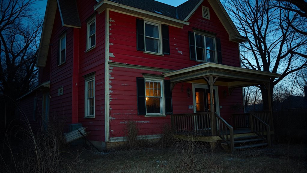 haunted house with tragic history
