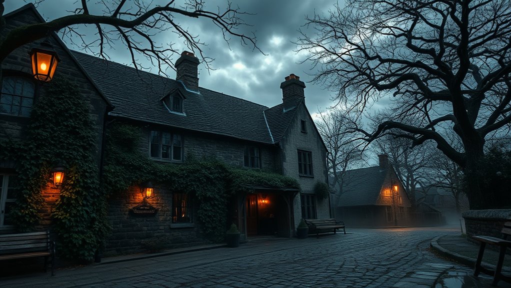 haunted inn with ghostly activity