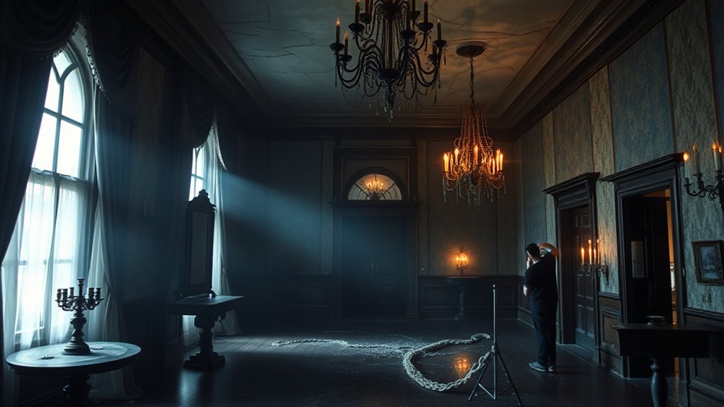 haunted location preparation process