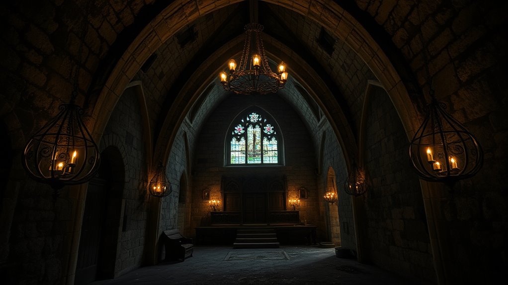 haunted medieval fortress features