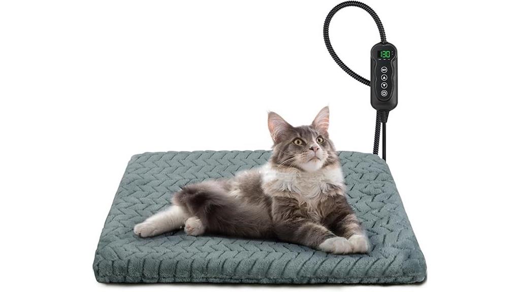 heated cat bed timer