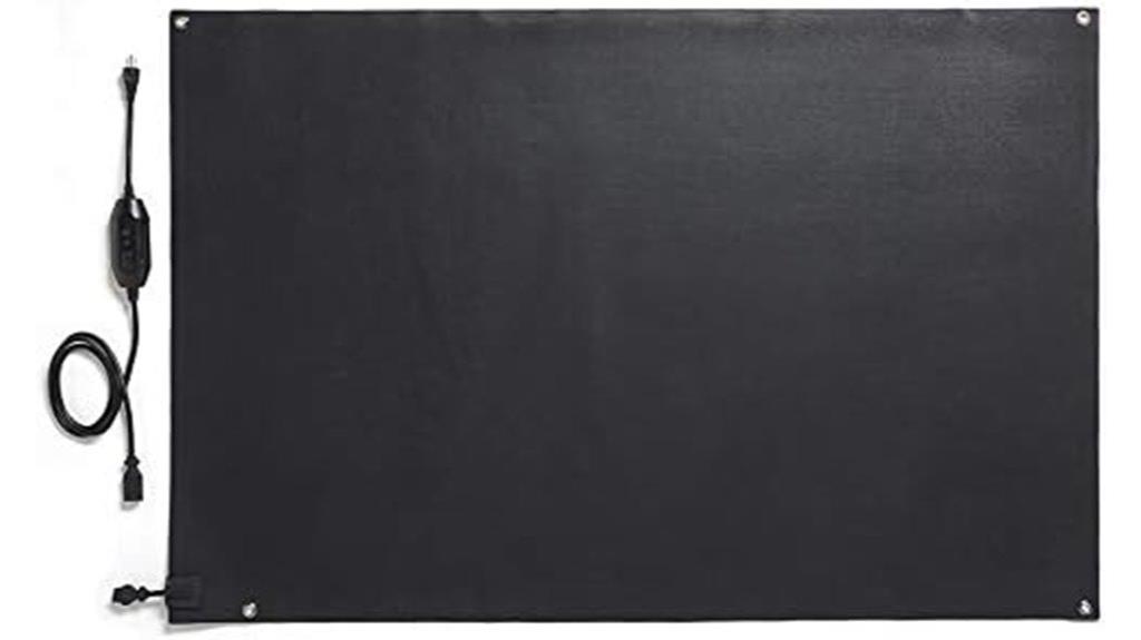 heated snow melting mats