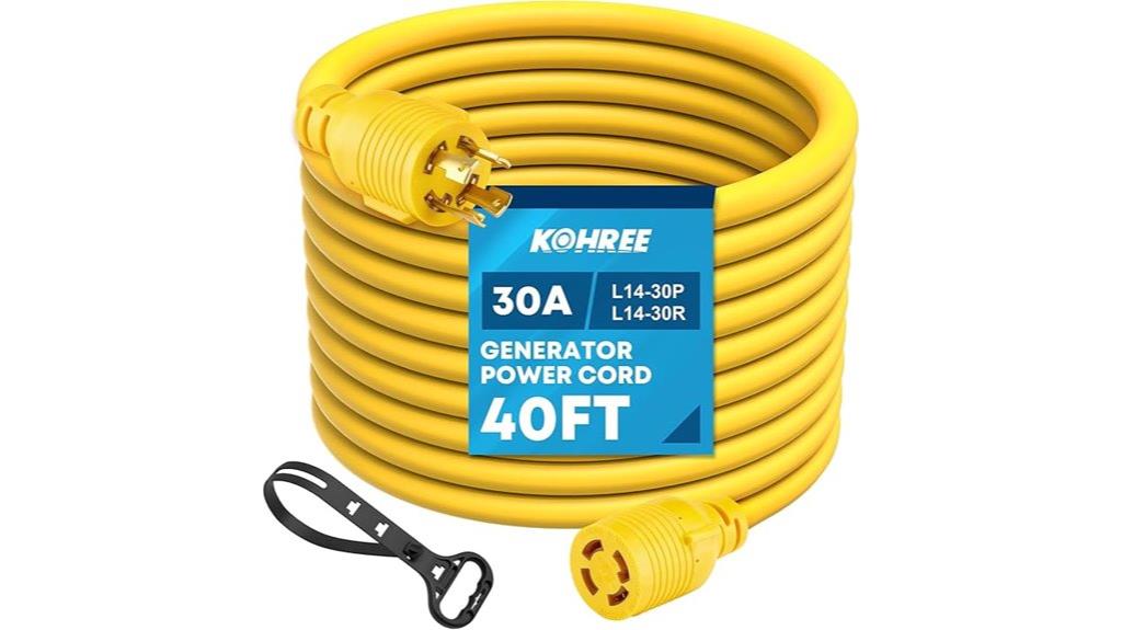 heavy duty 30a extension cord