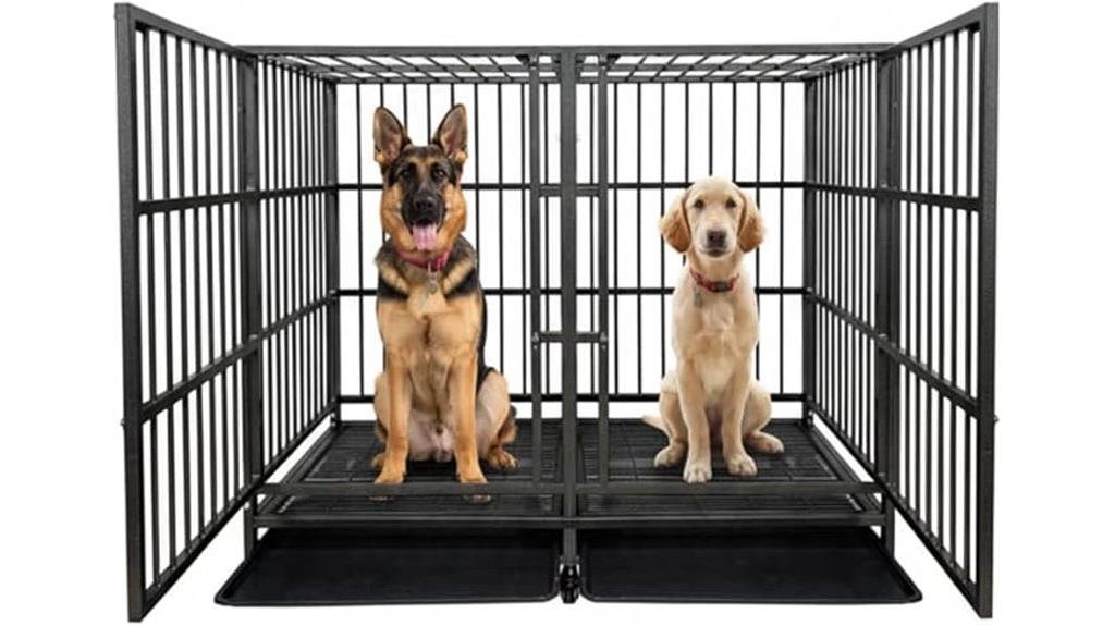 heavy duty dog crate divider