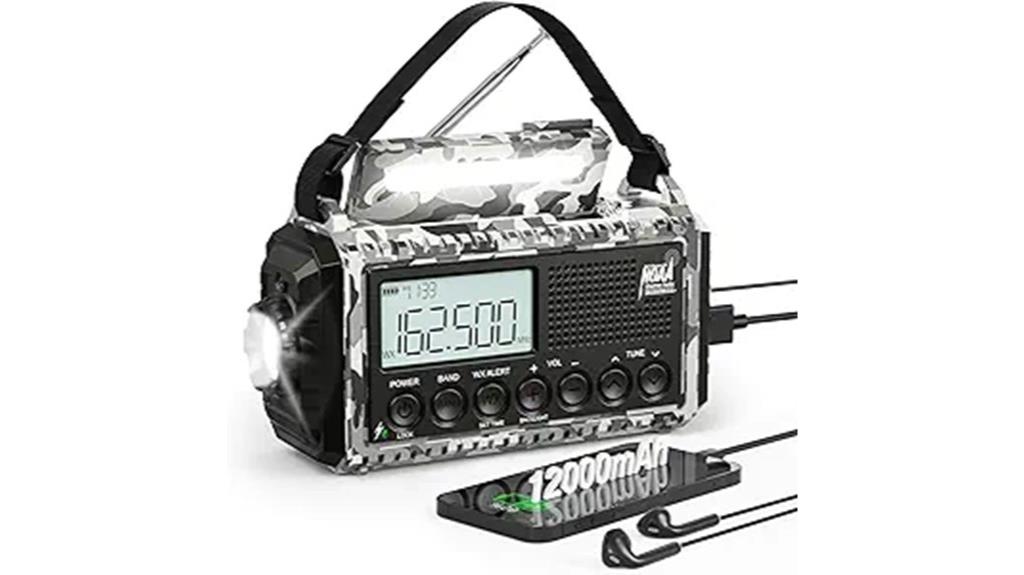 high capacity noaa emergency radio
