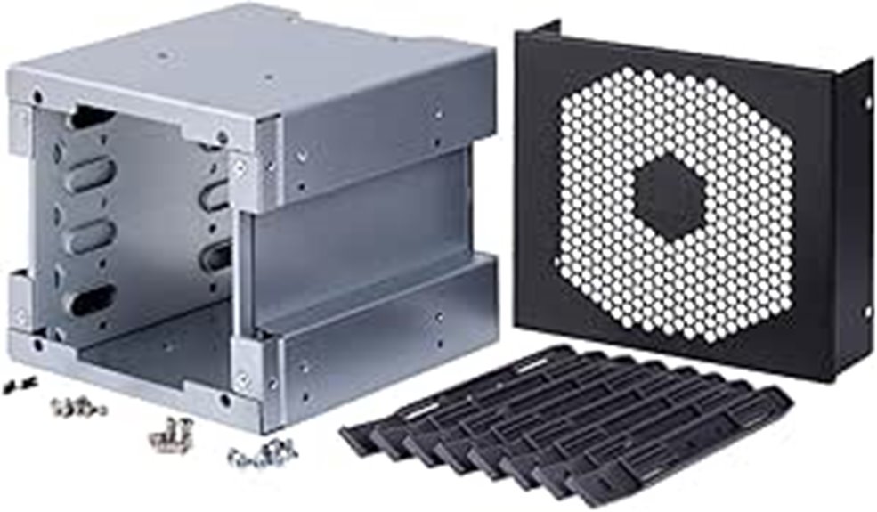 high quality four bay enclosure